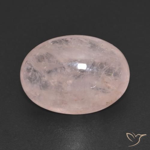 7.68ct 자연스러운 라이트 핑크 모르가나이트, 타원형, 투명한