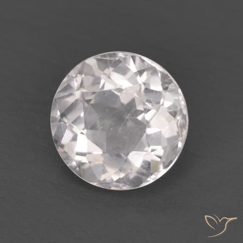 1.33ct 자연스러운 라이트 핑크 모르가나이트, 둥근, VS