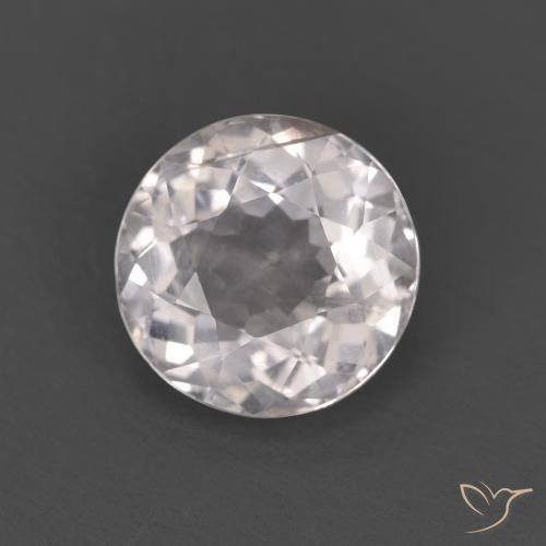1.14ct 자연스러운 라이트 핑크 모르가나이트, 둥근, VS