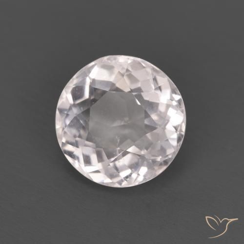 1.15ct 자연스러운 라이트 핑크 모르가나이트, 둥근, VS