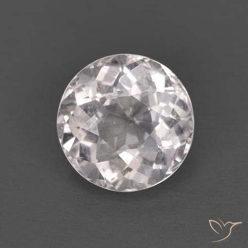 1.24ct 자연스러운 라이트 핑크 모르가나이트, 둥근, VS