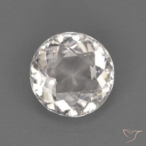 1.13ct 자연스러운 매우 밝은 분홍색 모르가나이트, 둥근, VVS-VS