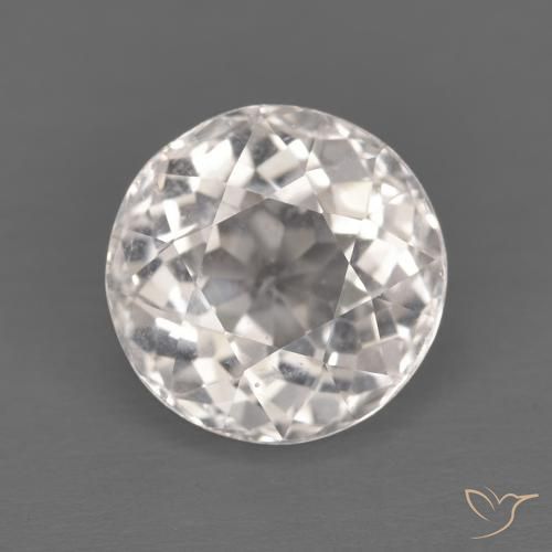 1.55ct 자연스러운 매우 밝은 분홍색 모르가나이트, 둥근, VVS-VS