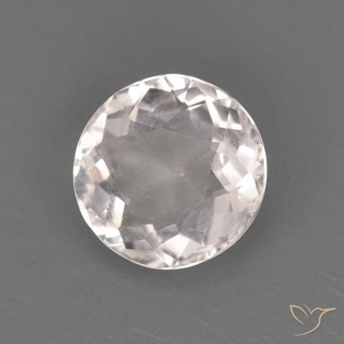 1.04ct 자연스러운 매우 밝은 분홍색 모르가나이트, 둥근, VVS-VS