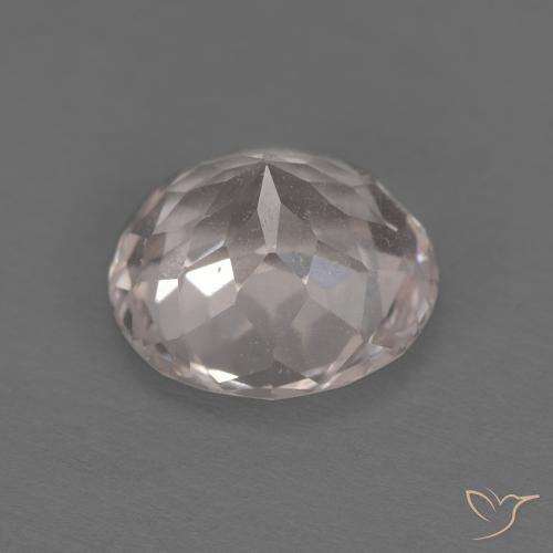 1.32캐럿 천연 매우 밝은 분홍색 모르가나이트, 둥근, VVS-VS