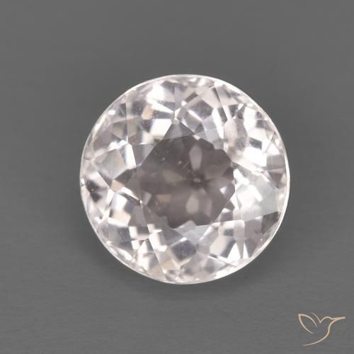 1.45ct 자연스러운 매우 밝은 분홍색 모르가나이트, 둥근, VS