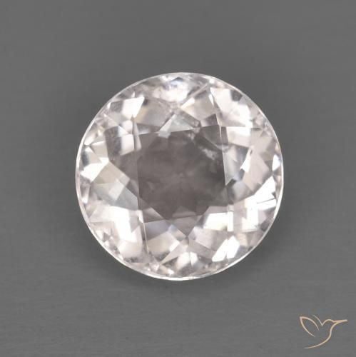 1.22ct 자연스러운 매우 밝은 분홍색 모르가나이트, 둥근, VS