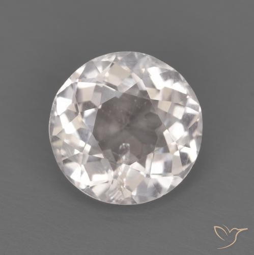 1.29ct 자연스러운 매우 밝은 분홍색 모르가나이트, 둥근, VS