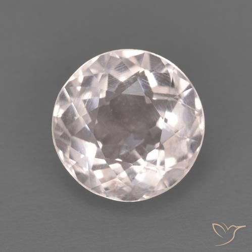 1.45ct 자연스러운 매우 밝은 분홍색 모르가나이트, 둥근, VS