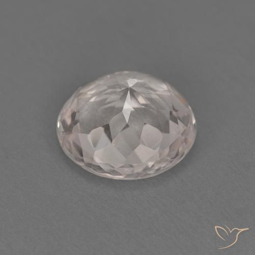 0.99캐럿 천연 매우 밝은 분홍색 모르가나이트, 둥근, VVS-VS