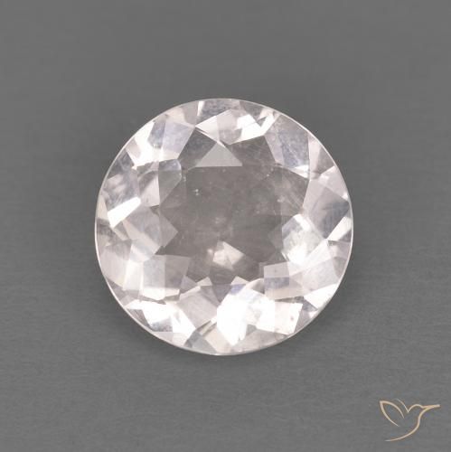 0.96ct 자연스러운 매우 밝은 분홍색 모르가나이트, 둥근, VVS-VS