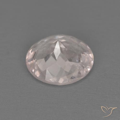 0.96캐럿 천연 매우 밝은 분홍색 모르가나이트, 둥근, VVS-VS
