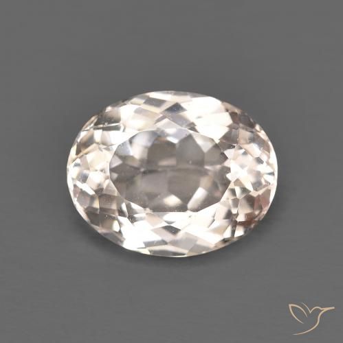 2.66ct 자연스러운 Medium Light-Pink 모르가나이트, 타원형, VVS-VS