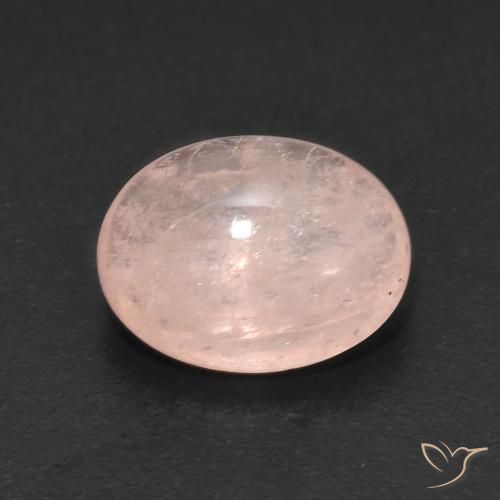 4.11ct 자연스러운 Medium Light-Pink 모르가나이트, 타원형, 투명한
