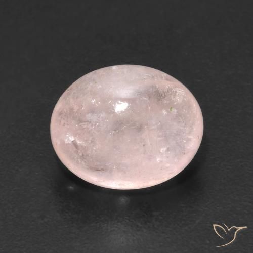 3.16ct 자연스러운 미디엄 핑크 모르가나이트, 타원형, 투명한
