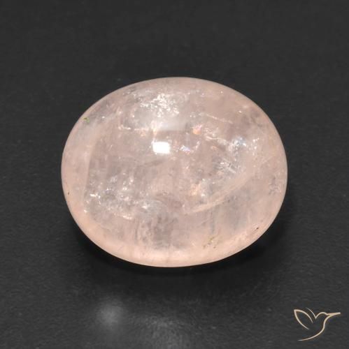 7.18ct 자연스러운 새먼 핑크 모르가나이트, 타원형, 투명한