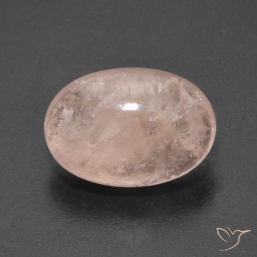 4.50ct 자연스러운 미디엄 핑크 모르가나이트, 타원형, 투명한