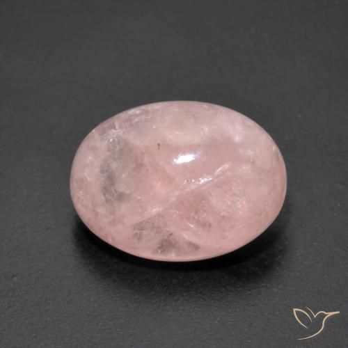 7.02ct 자연스러운 로즈 핑크 모르가나이트, 타원형, 투명한