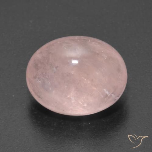 5.95ct 자연스러운 미디엄 핑크 모르가나이트, 타원형, 투명한