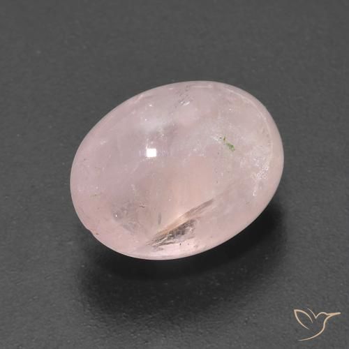 4.58ct 자연스러운 로즈 핑크 모르가나이트, 타원형, 투명한