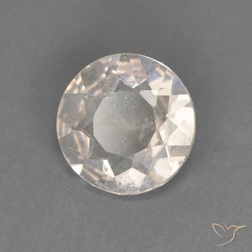 0.51ct 자연스러운 새먼 핑크 모르가나이트, 둥근, VVS-VS