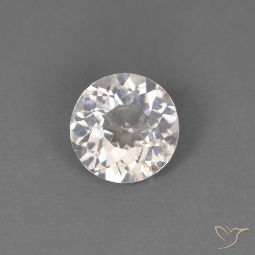 0.41ct 자연스러운 매우 밝은 분홍색 모르가나이트, 둥근, VS