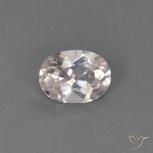 0.32ct 자연스러운 새먼 핑크 모르가나이트, 타원형, VS