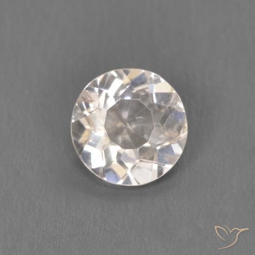 0.33ct 자연스러운 매우 밝은 분홍색 모르가나이트, 둥근, VS
