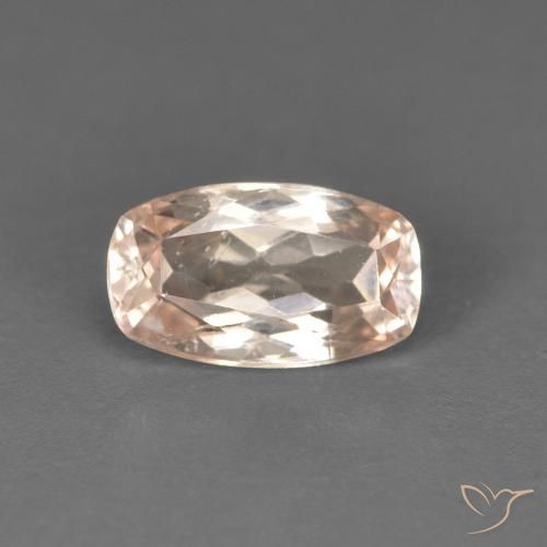 0.74ct 자연스러운 매우 밝은 분홍색 모르가나이트, 방석, VS
