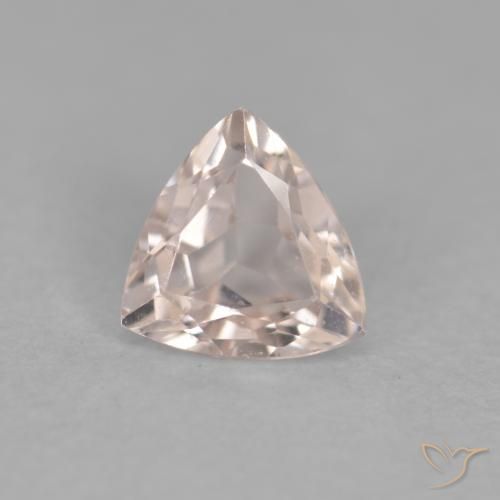 0.33ct 자연스러운 새먼 핑크 모르가나이트, 일조, VVS-VS