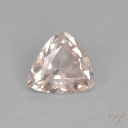 0.37ct 자연스러운 Medium Light-Pink 모르가나이트, 일조, VVS-VS