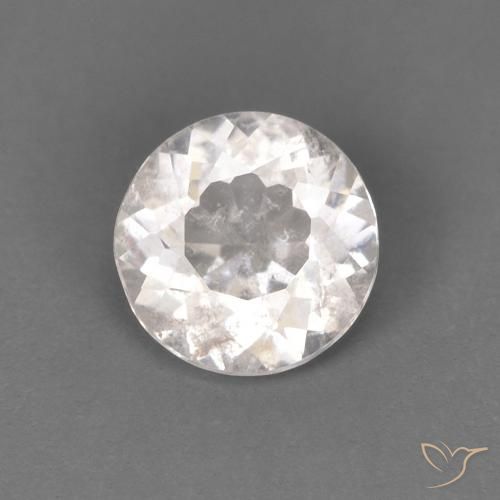 0.45ct 자연스러운 매우 밝은 분홍색 모르가나이트, 둥근, VS
