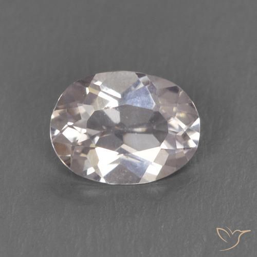 0.34ct 자연스러운 라이트 핑크 모르가나이트, 타원형, VS
