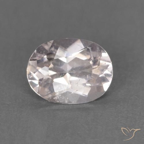 0.34ct 자연스러운 라이트 핑크 모르가나이트, 타원형, VS