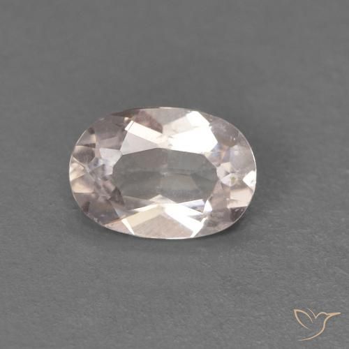 0.36ct 자연스러운 플라밍고 핑크 모르가나이트, 타원형, VS