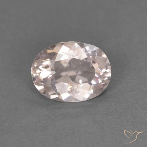 0.43ct 자연스러운 플라밍고 핑크 모르가나이트, 타원형, VS