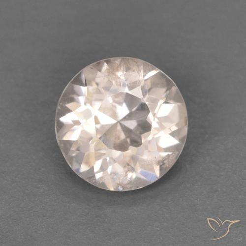 0.31ct 자연스러운 매우 밝은 분홍색 모르가나이트, 둥근, VS