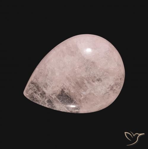 7.83ct 자연스러운 미디엄 핑크 모르가나이트, 배 모양, 투명한