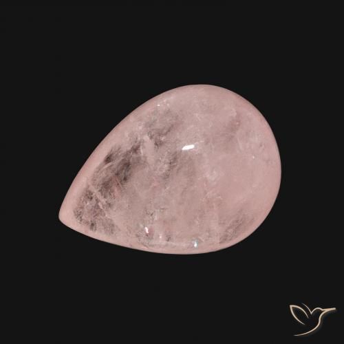 5.44ct 자연스러운 블러셔 핑크 모르가나이트, 배 모양, 투명한