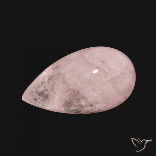 8.18ct 자연스러운 미디엄 핑크 모르가나이트, 배 모양, 투명한