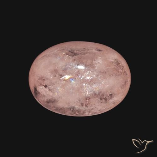 3.55ct 자연스러운 라이트 핑크 모르가나이트, 타원형, 투명한