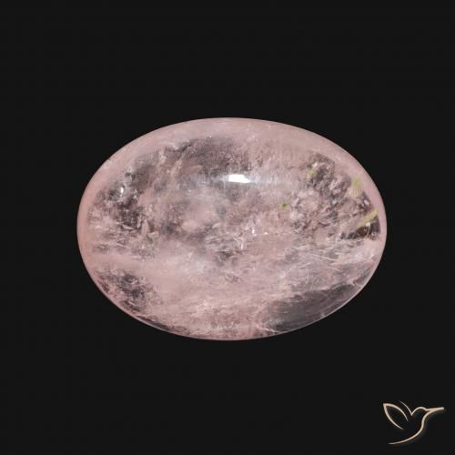 5.58ct 자연스러운 플라밍고 핑크 모르가나이트, 타원형, 투명한