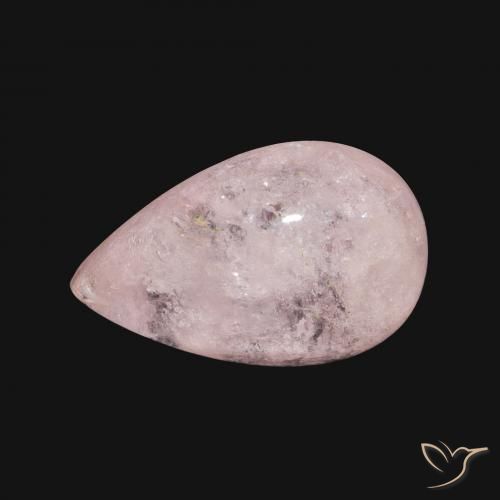 5.64ct 자연스러운 라이트 핑크 모르가나이트, 배 모양, 투명한