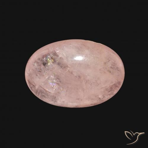 4.33ct 자연스러운 라이트 핑크 모르가나이트, 타원형, 투명한