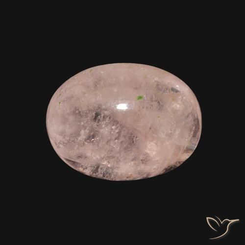 4.48ct 자연스러운 미디엄 핑크 모르가나이트, 타원형, 투명한