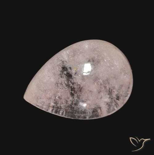 5.09ct 자연스러운 플라밍고 핑크 모르가나이트, 배 모양, 투명한