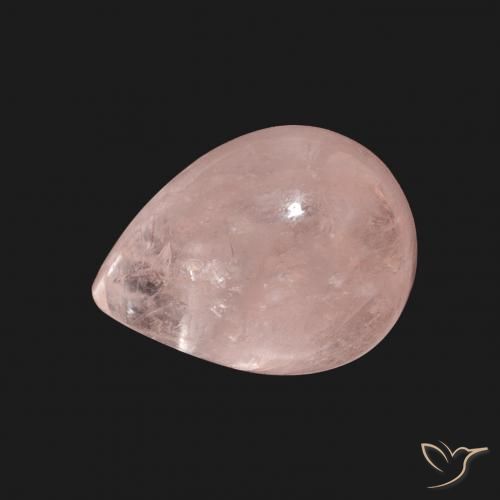 4.15ct 어시 핑크 모르가나이트, 배 모양, 투명한
