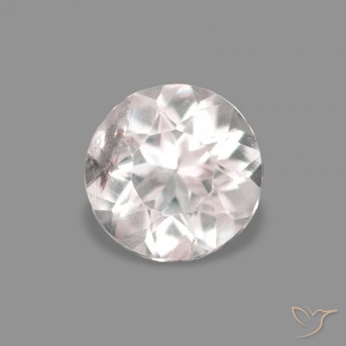 0.18ct 매우 밝은 분홍색 모르가나이트, 둥근, VS