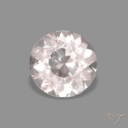 0.30ct 매우 밝은 분홍색 모르가나이트, 둥근, VS