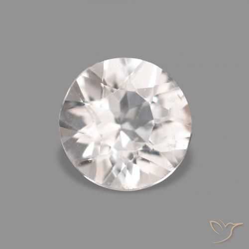 0.26ct 매우 밝은 분홍색 모르가나이트, 둥근, VVS-VS